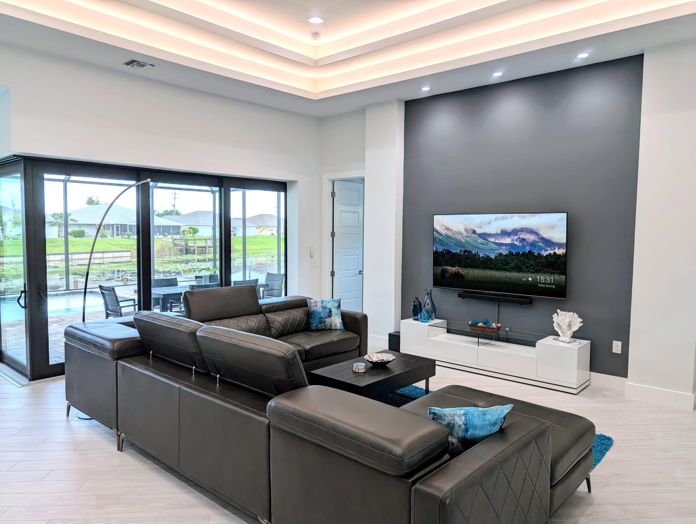 Modern living room interior